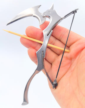 Mini Archery Crossbow DIY Assembly Kit Keychain Set