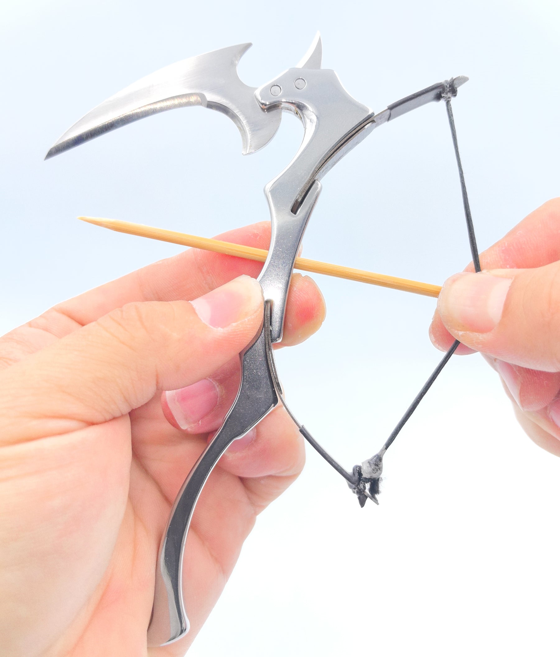 Mini Archery Crossbow DIY Assembly Kit Keychain Set