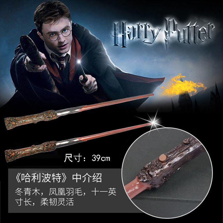 Harry Potter wand Harry Potter wand Hermione's wand Dumbledore carved steel core fire-breathing wand