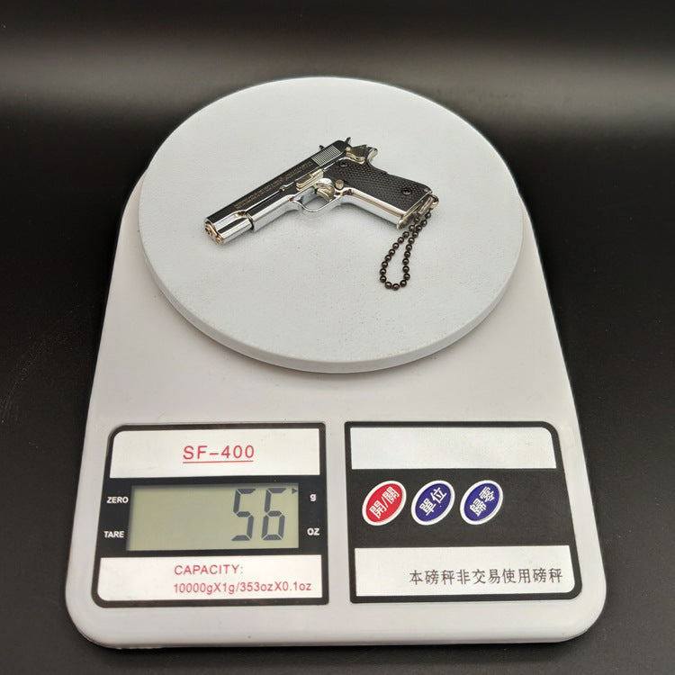 Mini Key Chain Scale 2mm pinfire gun Mini GUN Keychain With MODEL BULLETS 1911 Gun, Tactica ...