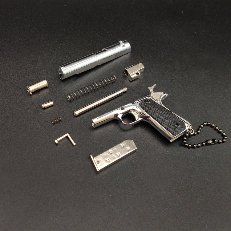 2mm pinfire gun Mini GUN Keychain With MODEL BULLETS 1911 Gun, Tactical Pistol, Mini Key Chain Gun, 1911 Pistol